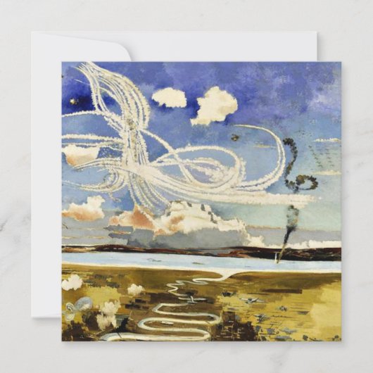 Schlacht um Großbritannien, Kunstmalerei von Paul  Karte (Vorderseite)