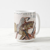 Schlacht um Hastings - Bayeux Tapestry King Harold Kaffeetasse (VorderseiteRechts)