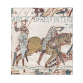 Schlacht um Hastings - Bayeux Tapestry King Harold Notizblock (Vorderseite)