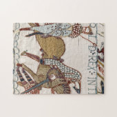 Schlacht um Hastings - Bayeux Tapestry King Harold Puzzle (Horizontal)