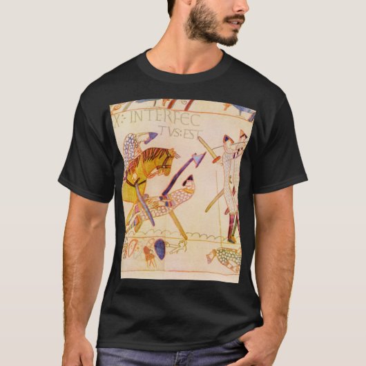 Schlacht um Hastings - Bayeux Tapestry King Harold T-Shirt (Vorderseite)