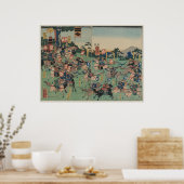 Schlacht um Kawanakajima Poster (Küche)