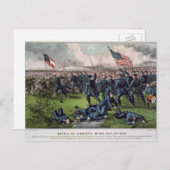 Schlacht um Korinth Postkarte (Vorne/Hinten)