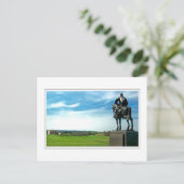 Schlacht um Manassas Stonewall" Jackson Postkarte (Stehend Vorderseite)