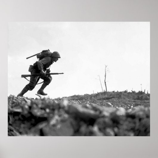 Schlacht um Okinawa-Malerei Poster (Vorne)