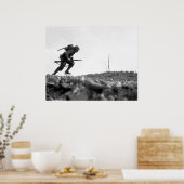 Schlacht um Okinawa-Malerei Poster (Küche)