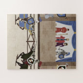 Schlacht um Ritter im Mittelalter Puzzle (Horizontal)