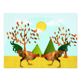 Schlacht um Rooster Fotodruck