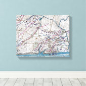 Schlacht um Shiloh - Panoramablick auf den Zivilen Leinwanddruck (Insitu (Holzboden))