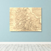 Schlacht um Shiloh - Panoramablick auf den Zivilen Leinwanddruck (Insitu (Holzboden))