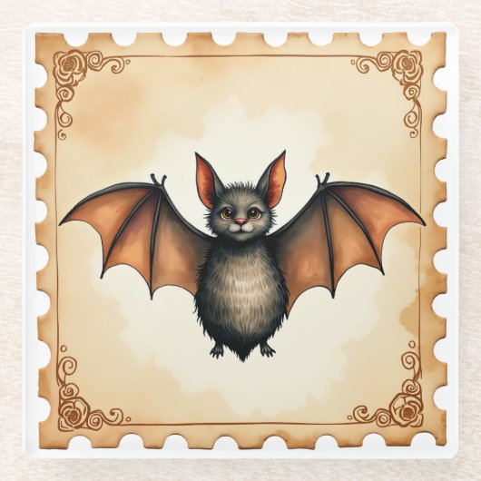 Schlacht und Herbstluft Glasuntersetzer (Vorderseite)