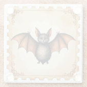 Schlacht und Herbstluft Glasuntersetzer (Rückseite)