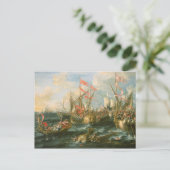 Schlacht von Actium, griechischen und römischen Kr Postkarte (Stehend Vorderseite)