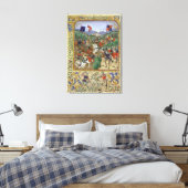 Schlacht von Agincourt, 25. Oktober 1415 (w/c auf Leinwanddruck (Insitu (Schlafzimmer))