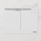 Schlacht von Antietam: Burnside's Bridge Postkarte (Rückseite)