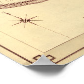 Schlacht von Antietam - Panoramabalkarte aus dem Z Poster (Ecke)