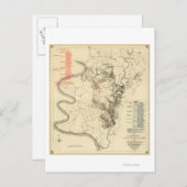 Schlacht von Antietam - Panoramabalkarte aus dem Z Postkarte (Vorne/Hinten)