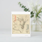 Schlacht von Antietam - Panoramabalkarte aus dem Z Postkarte (Stehend Vorderseite)