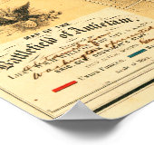 Schlacht von Antietam - Panoramabalkarte Ziviler K Poster (Ecke)