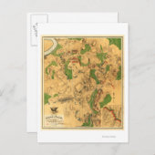 Schlacht von Antietam - Panoramabalkarte Ziviler K Postkarte (Vorne/Hinten)