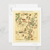 Schlacht von Antietam - Panoramabalkarte Ziviler K Postkarte (Vorne/Hinten)