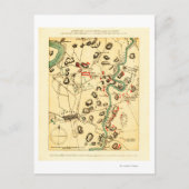 Schlacht von Antietam - Panoramabalkarte Ziviler K Postkarte (Vorderseite)