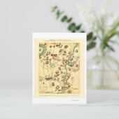 Schlacht von Antietam - Panoramabalkarte Ziviler K Postkarte (Stehend Vorderseite)