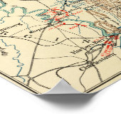 Schlacht von Antietam - Panoramaparte Ziviler Krie Poster (Ecke)