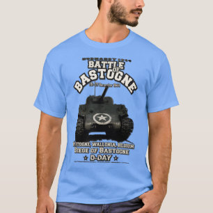 Schlacht von Bastogne Wallonien Belgien T-Shirt