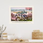 Schlacht von Baton Rouge bis 1862 Poster (Küche)