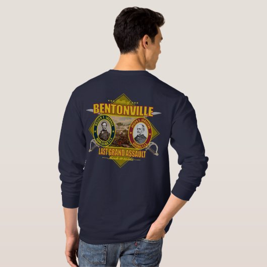 Schlacht von Bentonville T-Shirt (Schwarz voll)