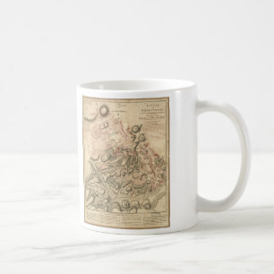 Schlacht von Brandywine American Revolution Karte Kaffeetasse