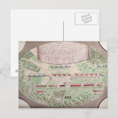 Schlacht von Camden, 1780 Postkarte (Vorne/Hinten)