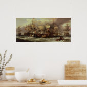 Schlacht von Cape St.Vincent Poster (Küche)
