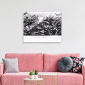 Schlacht von Churubusco Leinwanddruck (Insitu (Wohnzimmer))