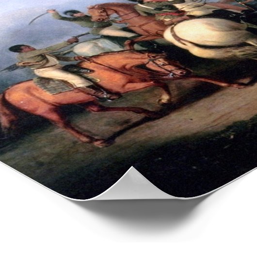 Schlacht von Cowpens Poster (Ecke)