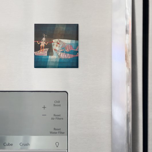 Schlacht von der Seefahreroper von Paul Klee Met Magnet (In Situ (Kühlschrank))