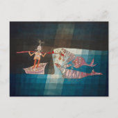 Schlacht von der Seefahreroper von Paul Klee Met Postkarte (Vorderseite)