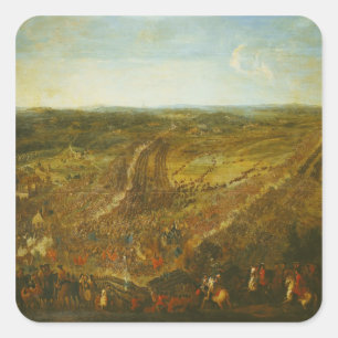 Schlacht von Fleurus, 1. Juli 1690 Quadratischer Aufkleber