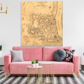 Schlacht von Fort Donelson - Panoramabamabahn im Z Leinwanddruck (Insitu (Wohnzimmer))