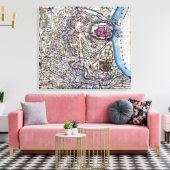 Schlacht von Fort Donelson - Panoramablick aus dem Leinwanddruck (Insitu (Wohnzimmer))