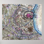 Schlacht von Fort Donelson - Panoramablick aus dem Poster (Vorne)