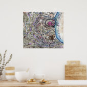 Schlacht von Fort Donelson - Panoramablick aus dem Poster (Küche)