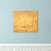 Schlacht von Fort Sumter - Panorama des Zivilen Kr Leinwanddruck (Insitu (Holzboden))