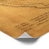 Schlacht von Fort Sumter - Panorama des Zivilen Kr Poster (Ecke)