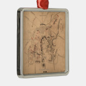 Schlacht von Gettysburg 11 Silbernes Ornament (Rechts)