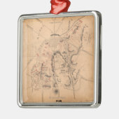 Schlacht von Gettysburg 11 Silbernes Ornament (Links)