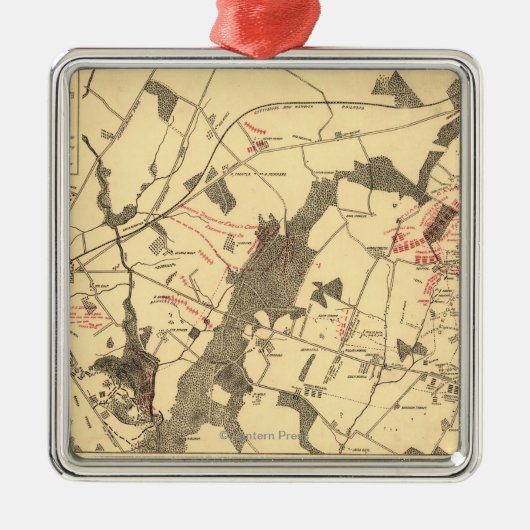 Schlacht von Gettysburg 15 Ornament Aus Metall (Vorne)