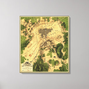 Schlacht von Gettysburg 7 Leinwanddruck