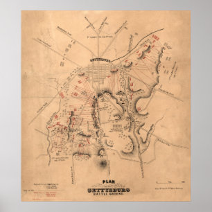 Schlacht von Gettysburg 8 Poster